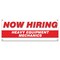 Signmission Now Hiring Heavy Equipment Mechanics Banner Apply Inside Accepting Application Single Sided B-30256 - alternate 1